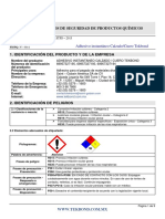 Adhesivo Instantaneo Calzado Cuero