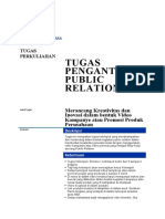 Tugas Besar Pengantar Public Relation