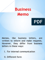 Business Memos