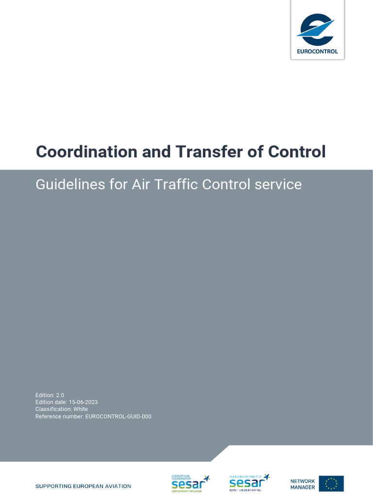 Guidelines For Atc Coordination and Transfer of Control Ed20 PDF