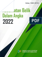 Kecamatan Belik Dalam Angka 2022