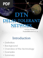 Delay Tolerant Networks Presentation