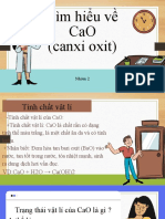 Tìm Hiểu Về Cao (Canxi Oxit)