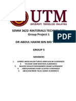 SEMM3622 Mat. Tech. Group 5