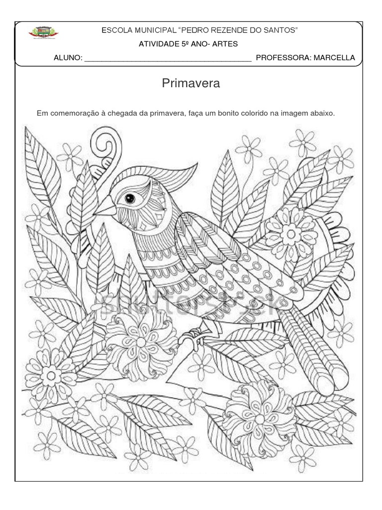 Atividades de Arte para o 5º Ano | PDF | Arte