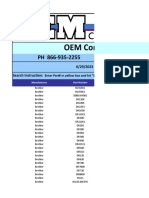 OEM Connect Daily Price List