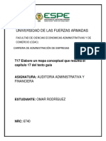 Universidad de Las Fuerzas Armadas: T17 Elabore Un Mapa Conceptual Que Resuma El Capítulo 17 Del Texto Guía