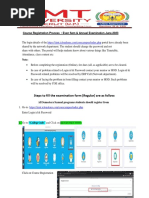 Exam Form Filling Process