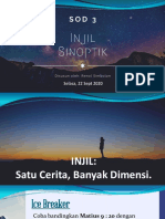 SOD 3 - Injil Sinoptik