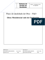 1 - PQO V01 - Plano de Qualidade Da Obra Vale Do Capibaribe