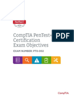Comptia Pentest pt0 002 Exam Objectives (8 0)