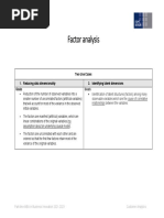 Factor Analysis - Overview