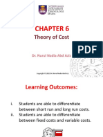 CHAPTER 6 (2) - Theory of Cost - Lecture in Class