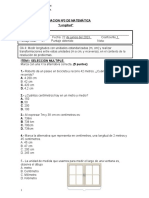 Evaluacion MAT 4 - Básico Longitud