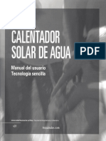 Calentador Solar de Agua (Arquinube)