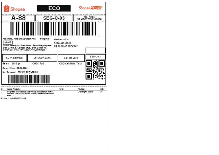 SEG-C-03: No. Resi: SPXID037394106666 | PDF