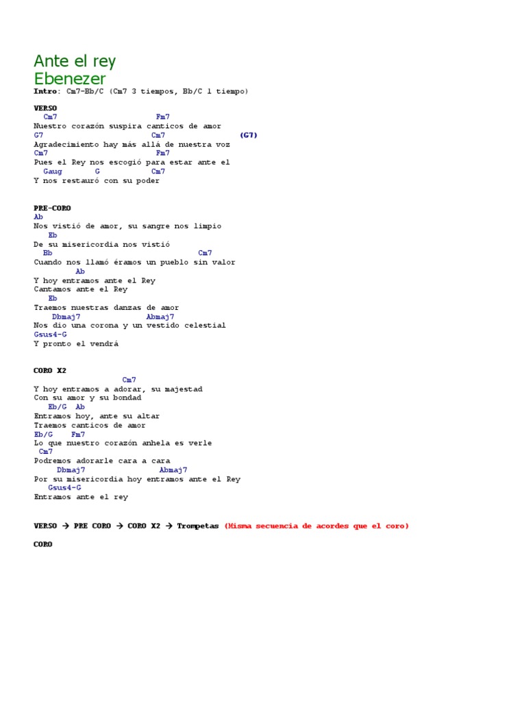Letra y acordes de 