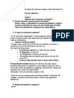 (ROTEIRO) 5 Dúvidas Sobre Solsa de Valores