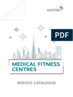 Medical Fitness Centres: Service Catalogue
