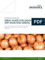 Spray Guide For Onion Dry Bulb and Green 2023
