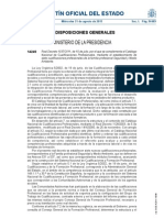 Real Decreto 1037/2011, de 15 de julio, por el que se complementa el Catálogo Nacional de Cualificaciones Profesionales, mediante el establecimiento de siete cualificaciones profesionales de la familia profesional Seguridad y Medio Ambiente