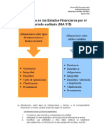 Afirmaciones en Los EEFF NIA 315