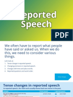 Reported Speech