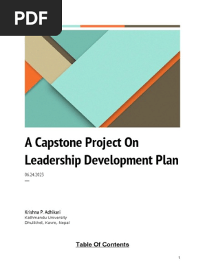 Leadership Development Plan
