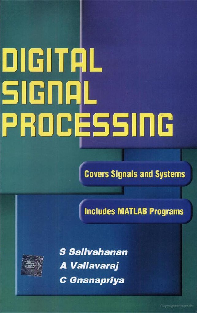 Digital Signal Processing PDF