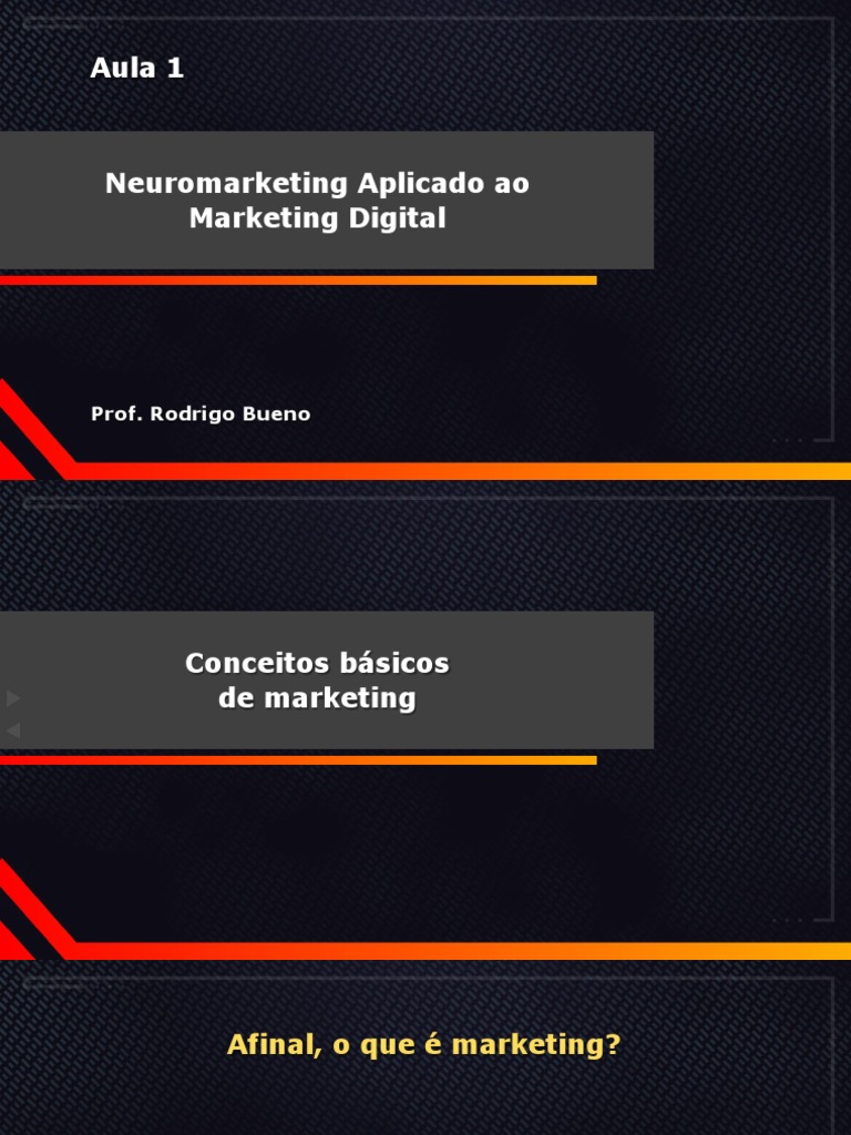 1.1 Aula 1 | PDF | Marketing | Marketing digital