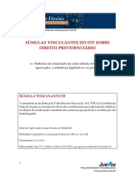 Súmulas Vinculantes Do STF Sobre Direito Previdenciário