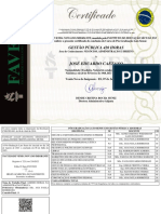 Certificado de Conclusão de Curso - COM FUNDO (Pós-Graduação) - JOSÉ EDUARDO CAETANO - GESTÃO PÚBLICA 420 HORAS