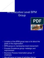 An Executive Level BPM Group