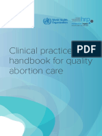 Clinical Practice Handbook For Quality Abortion Care