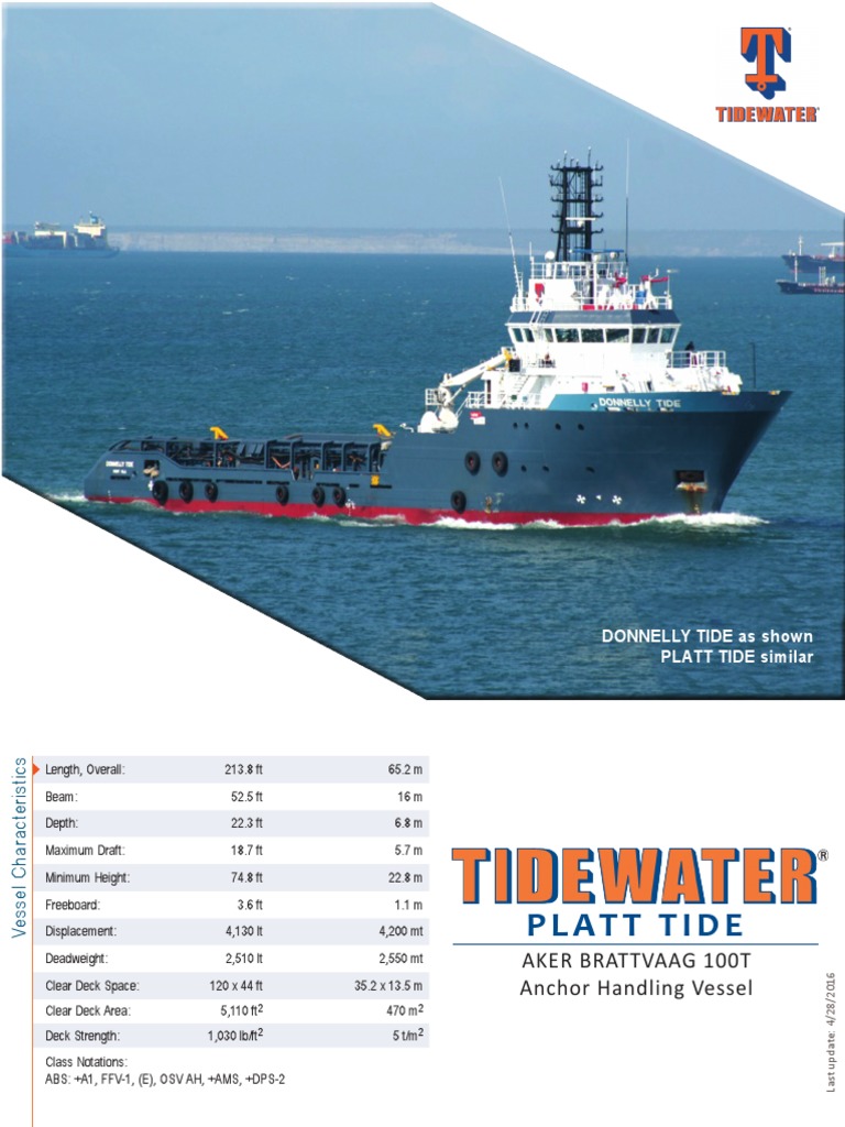 Platt Tide 2 Page Brochure 1104 | PDF | Anchor | Ships