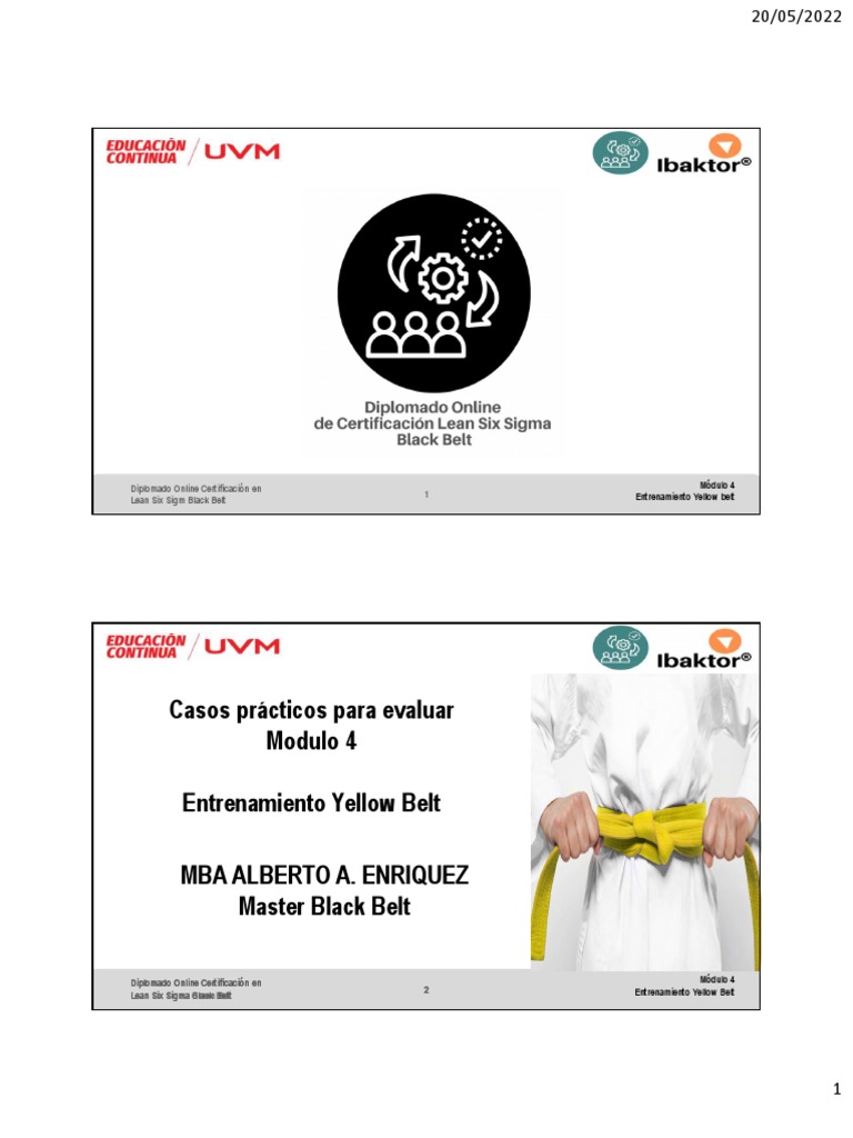 Caso practico Módulo 4 2 | PDF | Six Sigma