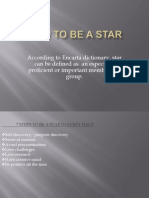 How To Be A Star