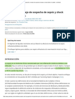 Evaluación y Manejo de Sospecha de Sepsis y Shock Séptico en Adultos - UpToDate