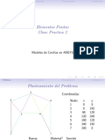 Elementos Finitos Clase Practica 2: Modelos de Cerchas en ANSYS