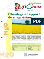 Chaulage Agricultural Et Apport Magnésique