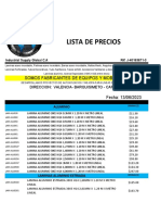 Lista de Precio Inoxidable DIVISAS 1306