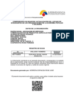 Comprobante Registro