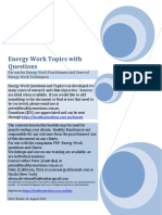 Energy Work Topics With Questions