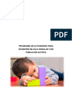 Plan de Área Preescolar para Niños Con Autismo