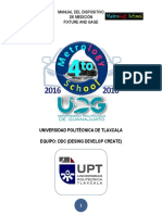 Manual Del Dispositivo de Medición Fixture and Gage Universidad Politécnica de Tlaxcala Equipo - DDC (Desing Develop Create)