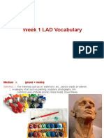 Week 1 LAD Vocabulary