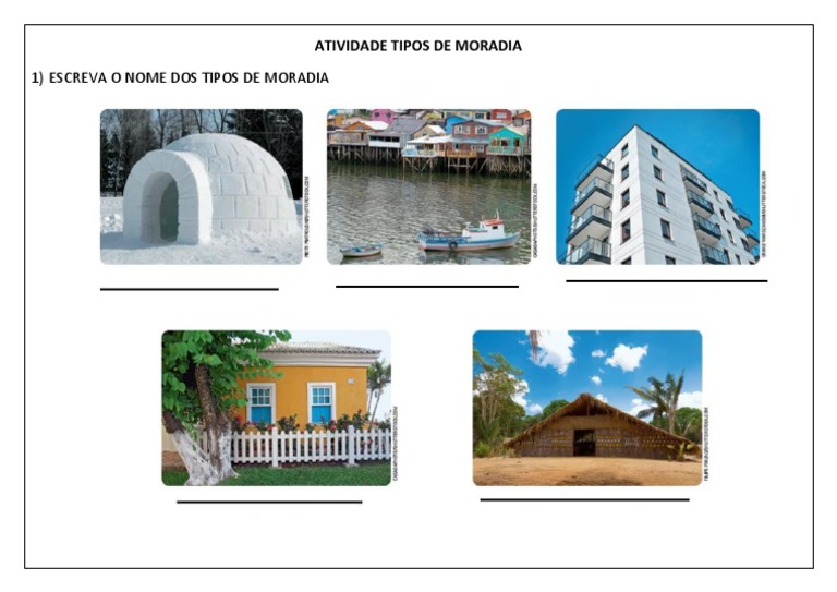 Tipos de Moradia CERTA | PDF