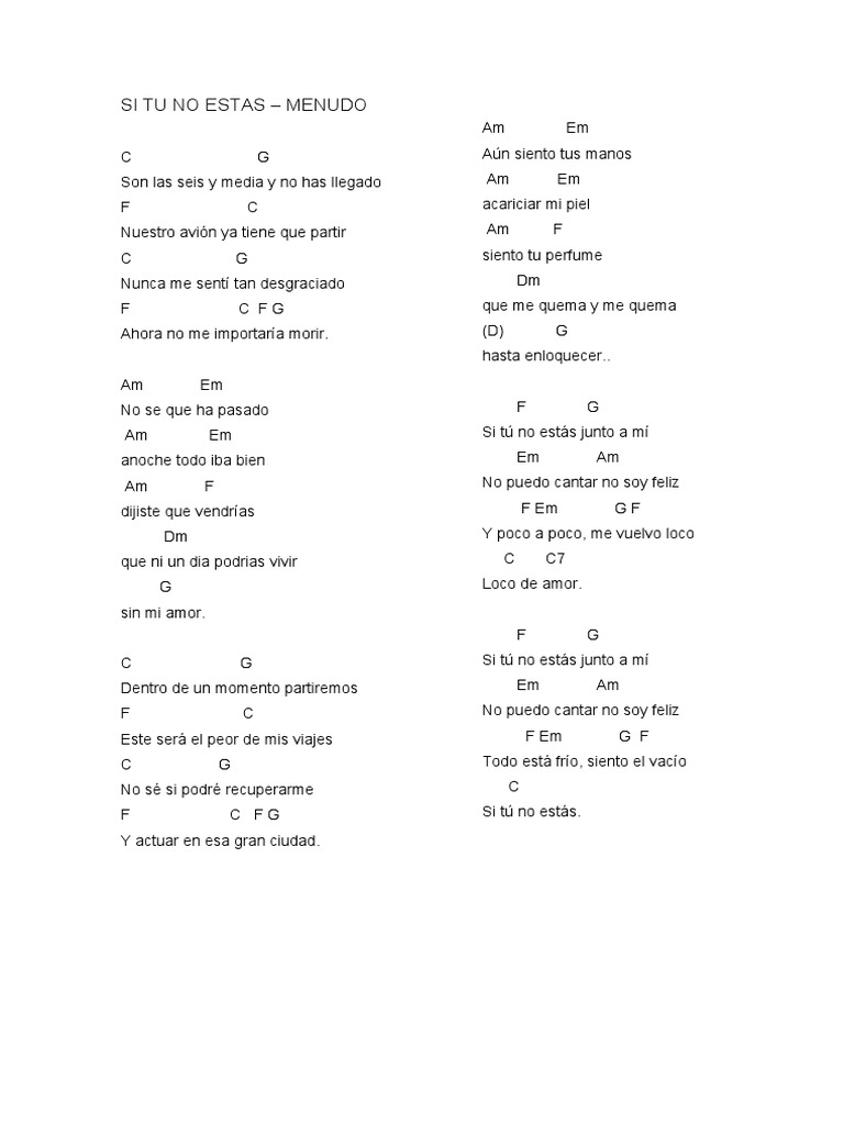 Letra de Canciones 14 02 | PDF