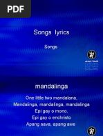 Download Songs Lyrics by api-3700306 SN6562056 doc pdf