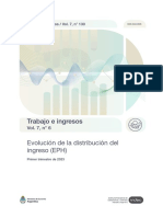 Evolución de La Distribución Del Ingreso (EPH) Primer Trimestre de 2023